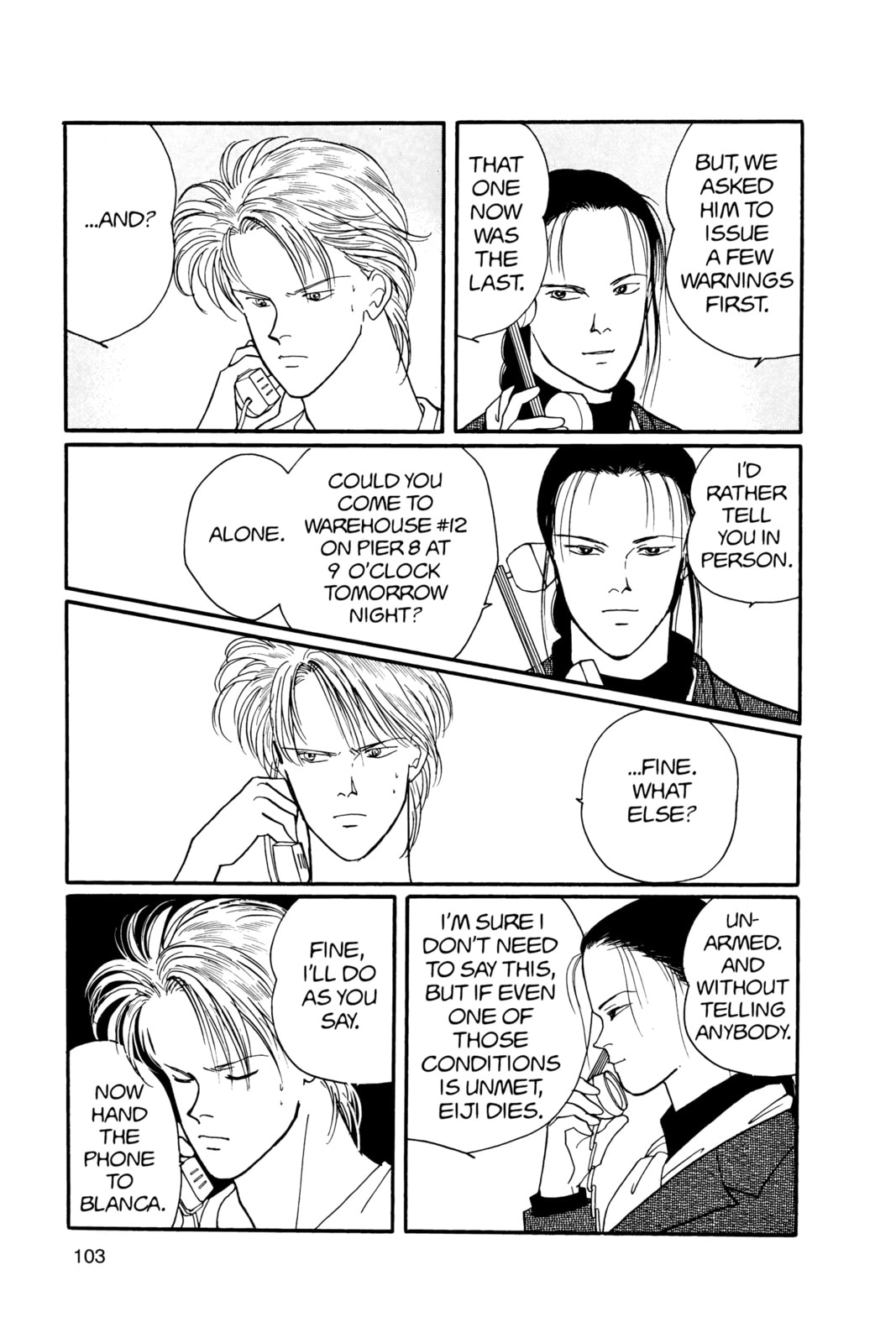 Banana Fish Chapter 12 image 099